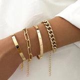 Ensemble de Bracelets Elan Or — Groumia