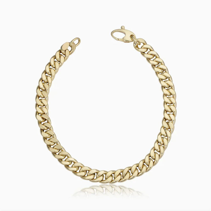 Bracelet en Or Cubain Classique — Groumia