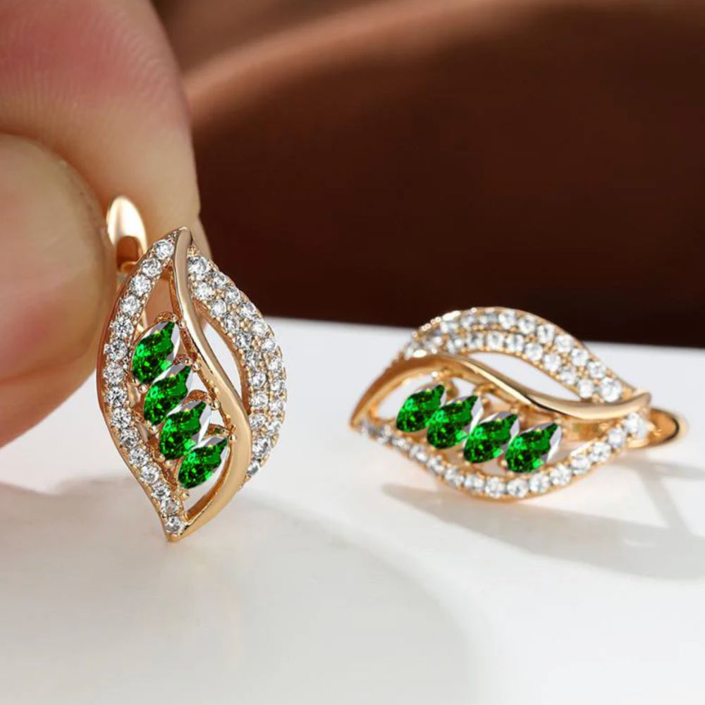 Boucles d'oreilles Isola Verdancia — Groumia