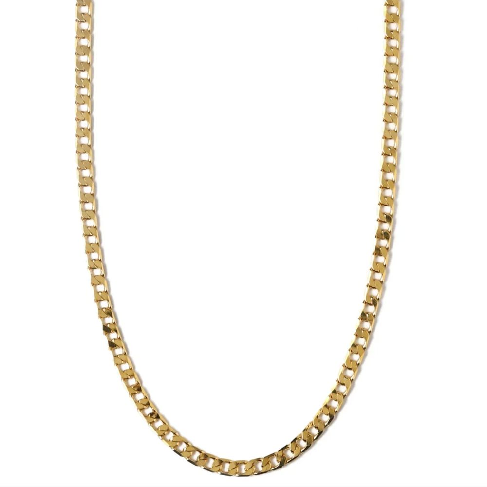 Collier en Chaîne à Maillons Plat — Groumia