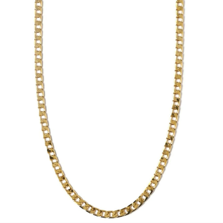 Collier en Chaîne à Maillons Plat — Groumia