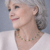 Collier Pendentif Vert Émeraude — Groumia