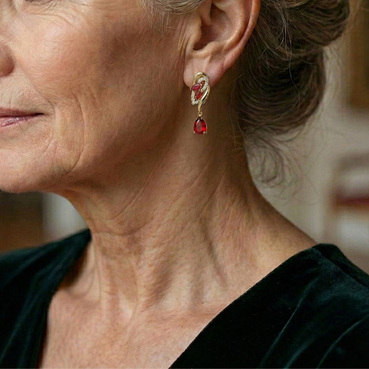 Boucles d'oreilles Saphara Cindorelle — Groumia